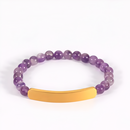 Engravable Purple Amethyst