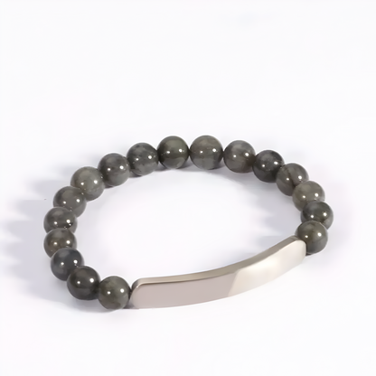 Engravable Stainless Steel Bead